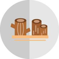 Logs Vector Icon Design