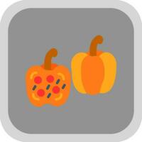 Stuffed Peppers Vector Icon Design