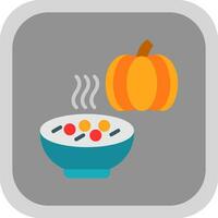 Pumpkin Soup Vector Icon Design