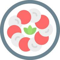 Caprese Salad Vector Icon Design