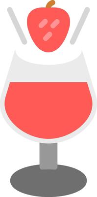 Chocolate Mousse Vector Icon Design