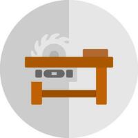 Saw machine Vector Icon Design