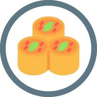 Bacon-Wrapped Scallops Vector Icon Design