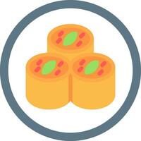 Bacon-Wrapped Scallops Vector Icon Design