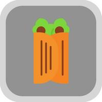 Caesar Wrap Vector Icon Design