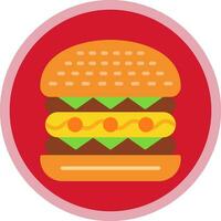 cesar hamburguesa vector icono diseño