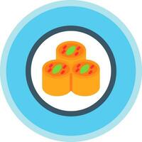 Bacon-Wrapped Scallops Vector Icon Design