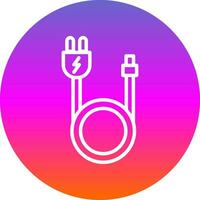 Power cable Vector Icon Design