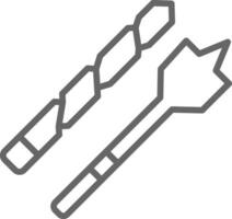 Drill bit Vector Icon Design