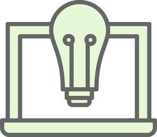 Lightbulb Vector Icon Design