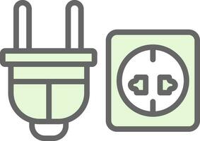 Power socket Vector Icon Design