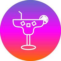 Margarita Cocktail Vector Icon Design