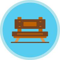 Bench Vector Icon Design