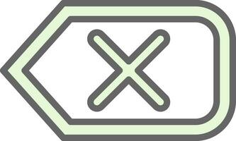 Delete Vector Icon Design