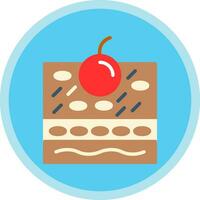 Tiramisu Vector Icon Design