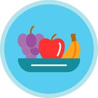 Fruit Salad Vector Icon Design