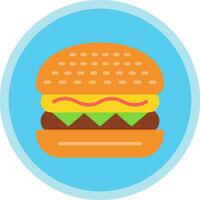 Classic Burger Vector Icon Design