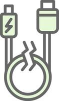 Usb cable Vector Icon Design