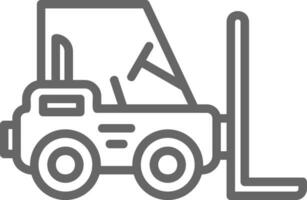 Forklift Vector Icon Design