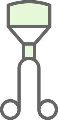 Eyelash Curler Vector Icon Design