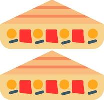 Chicken Quesadilla Vector Icon Design