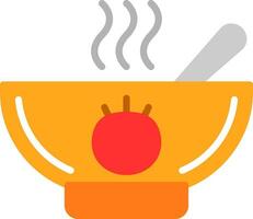 Tomato Soup Vector Icon Design