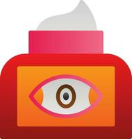 Eye Cream Vector Icon Design