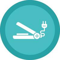 Hair Straightener Vector Icon Design