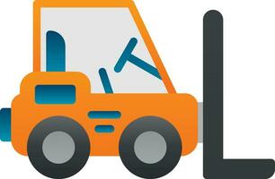 Forklift Vector Icon Design