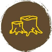 Stump Vector Icon Design