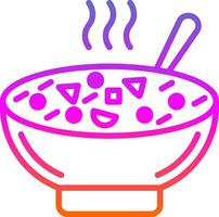 Minestrone Soup Vector Icon Design