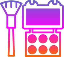 diseño de icono de vector de paleta de maquillaje