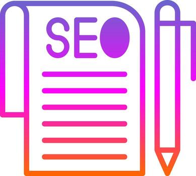 Script Vector Icon Design