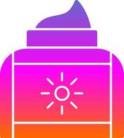 Sunscreen Vector Icon Design