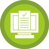 Desktop Computer Vector Icon Design