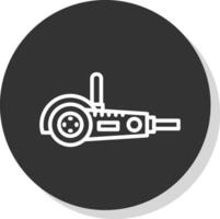 Angle grinder Vector Icon Design