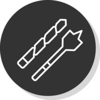 Drill bit Vector Icon Design