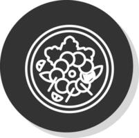 Quinoa Salad Vector Icon Design