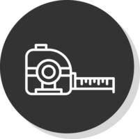 Measuring tape Vector Icon Design
