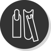 Nail Clippers Vector Icon Design