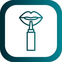 Lip Liner Vector Icon Design