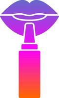 Lip Liner Vector Icon Design
