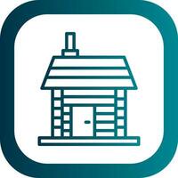 Cabin Vector Icon Design