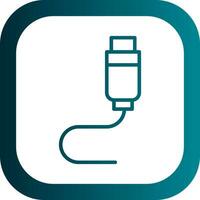 Usb connector Vector Icon Design