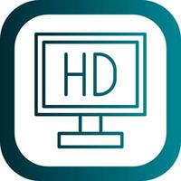 Video display Vector Icon Design