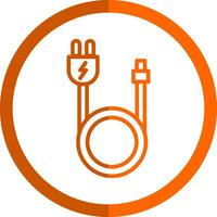 Power cable Vector Icon Design