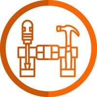 Tool belt Vector Icon Design