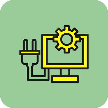 Setting Vector Icon Design