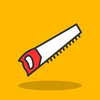 Hand saw Vector Icon Design