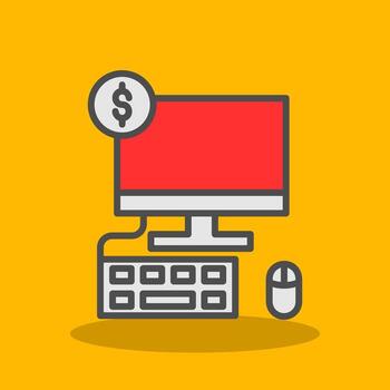 Computer Vector Icon Design